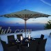 CorLiving Patio Umbrella with Solar Power LED Lights   554623064